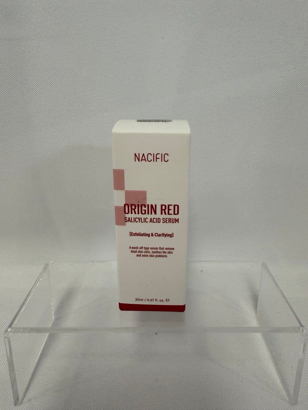 Nacific Origin Red Salicylic Acid Serum Exfoliate & Clarify NEW SEALED 20ml